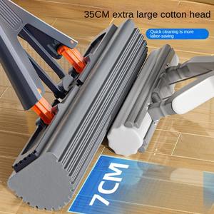 Mopa de Limpieza de Pisos Autoescurrible al por Mayor, Cabezal de Esponja PVA de Rodillo Ancho con Acero Inoxidable y Palo de Acero Inoxidable - Product Image 5
