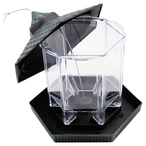 VERTAK Hộp Đựng Hạt Giống Chim Nhỏ Chống Sóc Cửa Sổ Trong Suốt Hộp Đựng Thức Ăn Cho Chim Treo Ngoài Trời Bằng Nhựa Không Lộn Xộn - Product Image 2