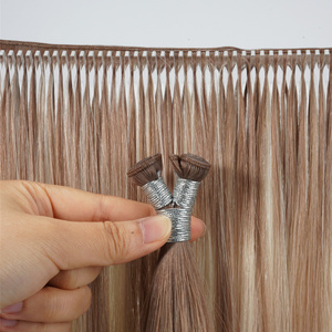 Double Drawn <strong>Prime</strong> Remy Chinese Hair Volume Weft Human Hair Real Hair Extensions Genius Weft - Product Image 2