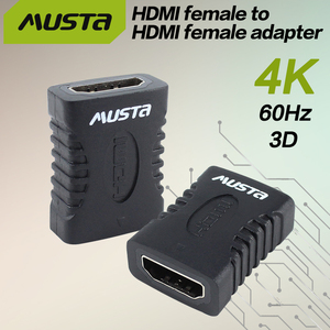Factory 4K 60Hz <strong>HDMI</strong> Adapter Female <strong>to</strong> Female <strong>Converter</strong> For <strong>HDMI</strong> Extension Coupler For HDTV With VGA Application Audio - Product Image 2