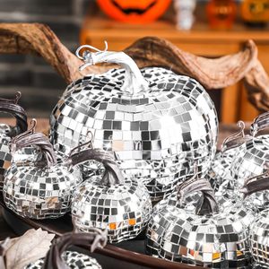 Bola de <span class=keywords><strong>Discoteca</strong></span> al por Mayor, Calabaza de Cristal Espejado para Decoración de Fiestas de Halloween, Otoño y Acción de Gracias, Venta a Granel - Product Image 4