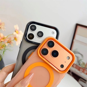 Funda Magnética de Color Neón Mate Translúcida a Prueba de Golpes para iPhone 17 16 13 12 14 15 Pro Max, Compatible con Carga Inalámbrica - Product Image 5