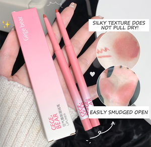 ดินสอเขียนขอบปากแบบมีขนสำหรับแต่งหน้าทำจากแร่กันน้ำมีลวดลายติดฉลากลายหมีแบบน่ารัก - Product Image 3