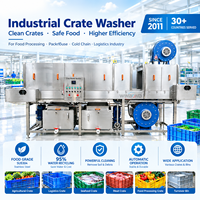 Transit Tote Washer Mud Slurry & Soil Removal 304 SS Tunnel Cleaner for Field Transfer Point
