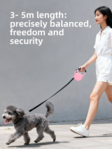3/5 Meter Retractable <b>Dog</b> Leash Nylon Ribbon Pet Traction Rope for Small <b>Dogs</b> - Product Image 5
