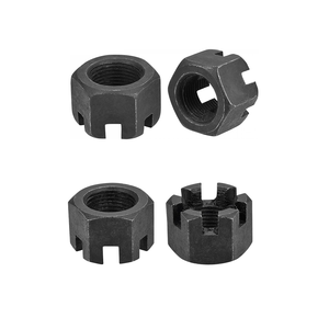 Écrous d'arbre d'entraînement hexagonaux fendus <span class=keywords><strong>et</strong></span> châteaux de qualité médicale <span class=keywords><strong>nickel</strong></span>és de haute qualité DIN935 - Product Image 6