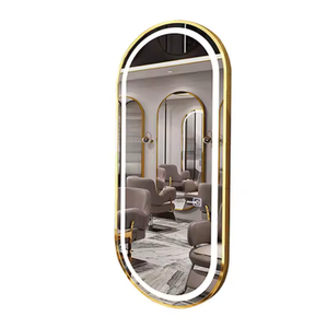 Muebles de Salón de Alta Calidad al por Mayor, Espejo de Aluminio para Peluquería, Espejo de Belleza para Salón de Belleza con Luces LED - Product Image 4