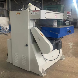 Raboteuse à double face automatique, robuste, à grande vitesse, pour le travail du bois, avec moteur de 10 kW et table coulissante - Product Image 6