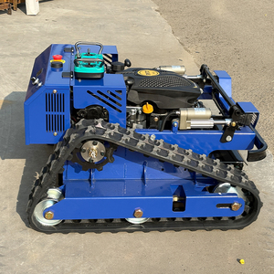 Robot Tosaerba Cingolato Più Venduto Semovente da Giardino <span class=keywords><strong>a</strong></span> Rotazione Zero Tosaerba Telecomandato con Cingoli in Gomma - Product Image 5