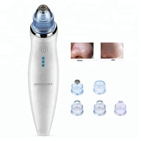 OEM Mini Rechargeable Tête Blanche Points Noirs Dissolvant D'acné Nettoyant Pour Le Visage Aspiration Des Pores Nettoyer Le Dispositif D'élimination Des Points Noirs