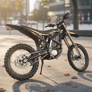 Vélo Électrique Homologué Route 2026 Sur Ron Ultra Bee 21kW 60Ah avec Clignotants Gauche/Droite, en Alliage d'Aluminium Forgé Noir et Marron - Product Image 1