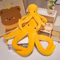 Peluche de poulpe mignonne, douce et moelleuse, jouet en peluche animal marin pour amis, famille, décoration de la maison, chambre, canapé, cadeau