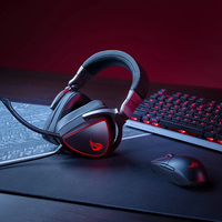ROG DELTA prisma Elite Edition Gaming On-Ear headphone berkabel Over-Ear Mount Head untuk PS5 untuk pemutar Esports komputer nasional