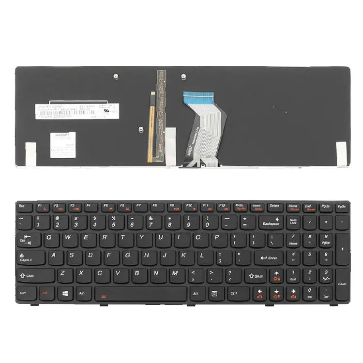HK-HHT Ersatz-Laptop-Tastatur für Lenovo Y580 Y580N Y590 US-Layout-Notebook