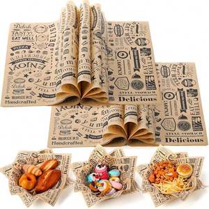 Papel Antigrasa de Grado Alimenticio con Impresión de Logotipo Personalizado, Ideal para Empacar Donuts, Croissants, Muffins y Galletas - Product Image 2