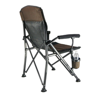 Chaise de camping pliante robuste et portable pour l'extérieur, la pêche, le jardin et la plage