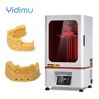 Impresora Dental Profesional de 10.1 Pulgadas y 14k, Impresora UV de Alta Definición para Impresión de Modelos de Implantes y Ortodoncia