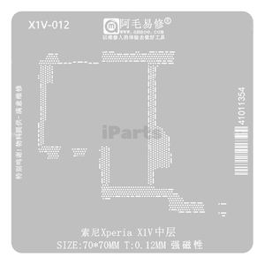 Stencil per Reballing BGA IParts Amaoe X1V-012 0.12mm per <span class=keywords><strong>Sony</strong></span> <span class=keywords><strong>Xperia</strong></span> 1 V - Product Image 1