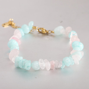 Pulsera de Piedra Irregular de Ágata de Cristal Natural Tejida a Mano, Joyería de Uso Diario para Mujer, Origen Yiwu AD1655 - Product Image 4