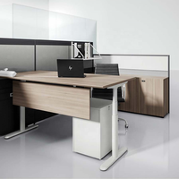 Bureau électrique réglable en hauteur ICON Office Furniture, bureau portable, bureau assis-debout, double moteur, pour ordinateur.
