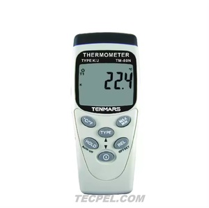 TENMARS TM-80N Industrial Thermocouple Thermometer <b>Temperature</b> <b>Controller</b> Type K/J LCD Digital Display Power Supply Plastic - Product Image 1