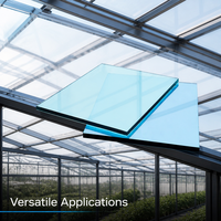 Vente en gros usine – Feuille solide en polycarbonate 100 % vierge, 2 mm, 3 mm, 4 mm, pour projets de construction et isolation acoustique