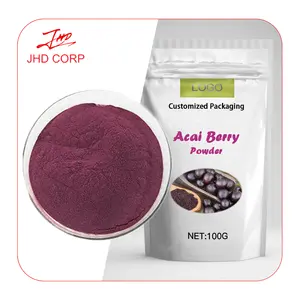 JHD 100% Organic Natural Spray Drying Acai Berry Juice Fruit Powder Private Label