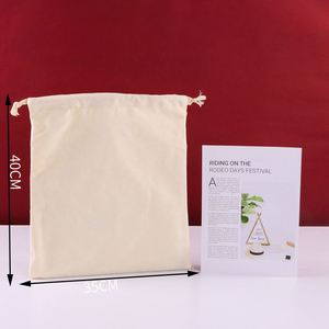 Sac à main en coton 100% naturel biodégradable et lavable à double cordon - Sacs en mousseline géométriques de 10 x 12 pouces pour le rangement des chaussures - Product Image 4