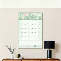 Calendrier mural anglais SPESE 2027 avec les jours fériés américains, minimaliste, reliure spirale YO, papier sans bois 120 g/m²