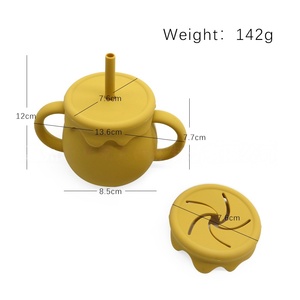 Vaso de Silicona de Grado Alimenticio Personalizado OEM ODM, Libre de BPA, para Bebés, con Asa, para Agua, <span class=keywords><strong>Leche</strong></span>, Snacks, Biberón - Product Image 5