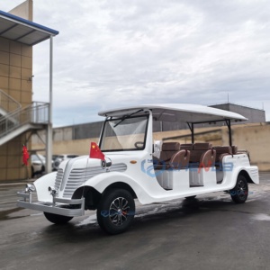 Best Selling Tourist Electric Vintage Classic Sightseeing Car Electric <b>Buggy</b> White 11-seater Scenic Classic Car - Product Image 5