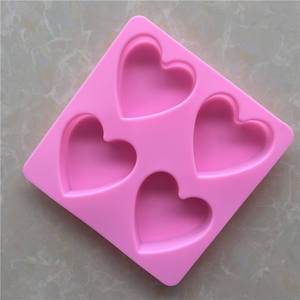 แม่พิมพ์ซิลิโคนรูปหัวใจชุดที่2สำหรับเรซินลูกกวาดนุ่มเจลโล่กัมมี่น้ำแข็งเหลวไหลสัตว์เลี้ยงขนมสบู่ระเบิด - Product Image 2