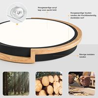 TSINYE Luminaire de plafond moderne à LED de forme ronde encastré au plafond Luminaire de cuisine minimaliste