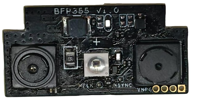 BFP355 Broken Bridge Aluminum Door Lock Face Recognition Camera with OLED Screen USB Powered 100 Face Capacity