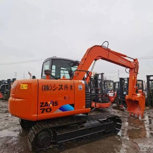 Excavadora Usada de Alta Calidad de 7 Toneladas, Mejor Precio de Venta, Pocas Horas de Trabajo, Fabricada en Japón, Excavadora de Cadenas Hitachi 70 - Product Image 2