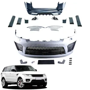KM Factory outlet 2018-up RR range-rover Sport SVR body kits car bumper facelift PP material Kits de corps