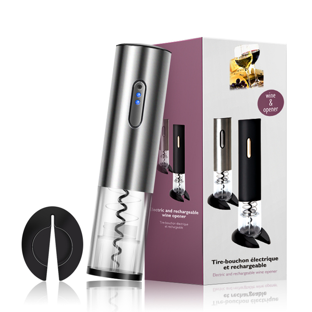 Zhuhai Royal Corkscrew  Electric Wine Bottle Opener Rechargeable With Foil Cutter