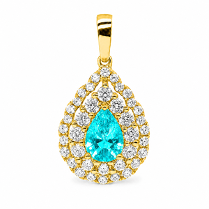 Joyería UM, Plata 925, Chapado en Oro de 18K, Zirconia Cultivada, Amuletos de Compromiso, Amuleto para Uso Diario, Boda, Fiesta, Aniversario - Product Image 4