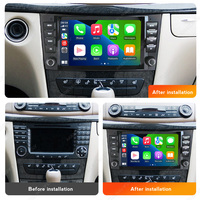 MEKEDE Android 14 8+128GB Car-play+auto Système multimédia automobile pour BENZ W211 Lecteur DVD DSP RDS GPS BT Stéréo AM FM Lecteur automobile Android