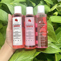 Gel Nettoyant Intime Bio Équilibrant au Parfum Fraise pour Soin Féminin Naturel et Sain
