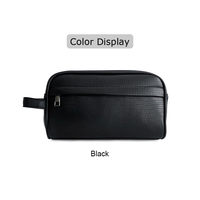 Dompet Pria Kulit PU Berkualitas Tinggi, Model Unisex, Stylish, Tahan Aus, Sederhana, Multifungsi, Warna Solid