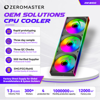 Kipas Casing ARGB OEM 360x120x25mm 3 in 1 Logo Kustom Pabrik Kipas Pendingin Komputer RGB Sistem Interlocking Grosir untuk PC Gaming