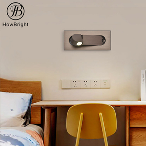 High Quality Modern Interior <strong>Silver</strong> White Black 3W <strong>Wall</strong> Lamp LED Bedside <strong>Light</strong> Mounted for Home Living Room Hotel Aisle - Product Image 5