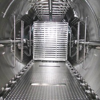 Lyophilisateur horizontal pour fruits et aliments de 100 L/h pour le processus industriel de lyophilisation des fruits et des aliments