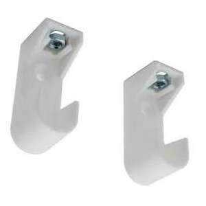 Soporte de tubo cuadrado blanco Accesorio de mangueras de plomería de 18mm - Product Image 1