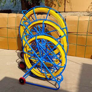 קוברה פלדה מוט סליל puller 6 מ "מ אורך עם כבל מסגרת צינור מכרסמים פיברגלס - Product Image 5