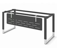 Bureau d'ordinateur de bureau de PDG personnalisé OEM cadre de jambe en métal
