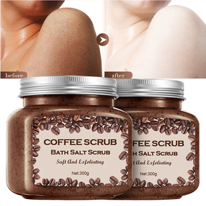 Gommage Visage et Corps au Café et au Sel Marin OEM/ODM, Marque Privée, Exfoliant Anti-Blanchissant, Gommage Corporel au Café - Product Image 3