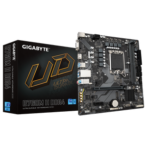 เมนบอร์ด Giga Byte B760m H D4 M-ATX LGA 1700 D4 B760M D3H DS3H D2H DDR4 B760M DS3H AX DDR4 - Product Image 4