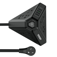 Harga Pabrik 4 Sakelar USB Stopkontak Universal Stopkontak Bertenaga Peralatan Listrik Soket Ekstensi Menara Pintar untuk Dalam Ruangan